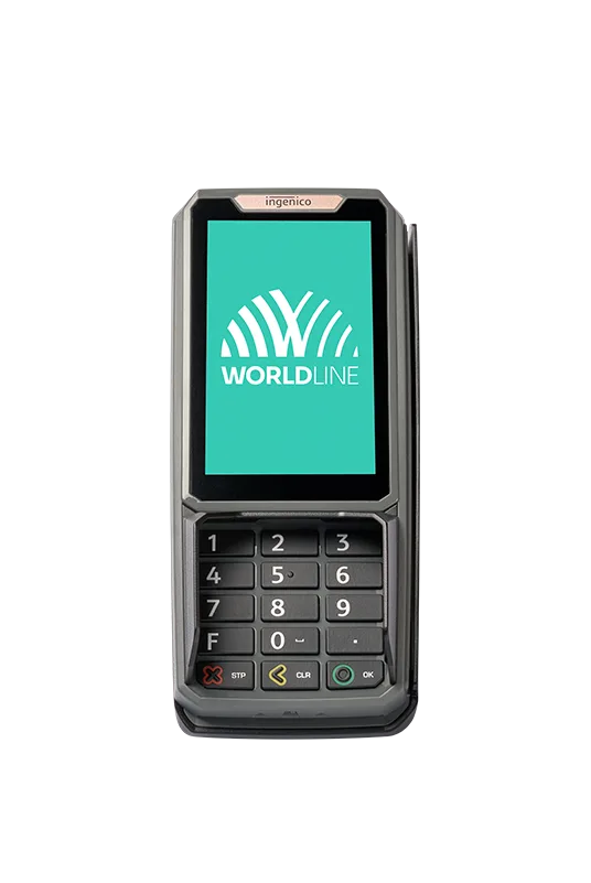 Worldline AXIUM RX5000 integreret betalingsterminal